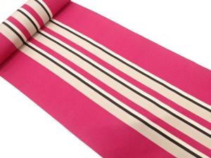 アンティーク　縞模様織り出し八寸帯地反物